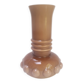 Beige opaline vase Swedish Orrefors