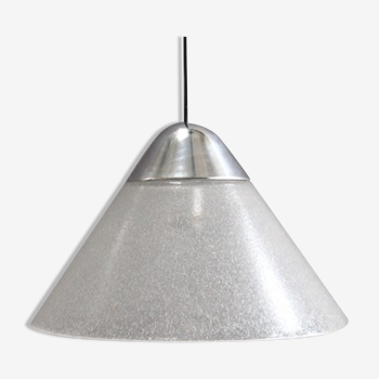 Suspension lamp in verrePeil & Putzler seventies