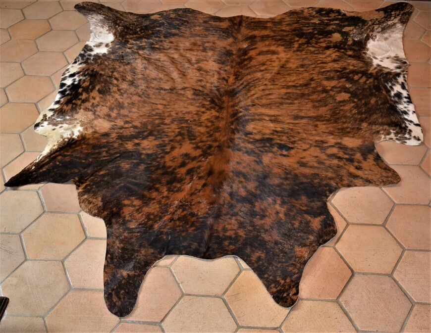 Genuine cowhide carpet