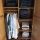 Armoire 2 portes en pin massif