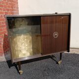 Vintage display cabinet with lighting