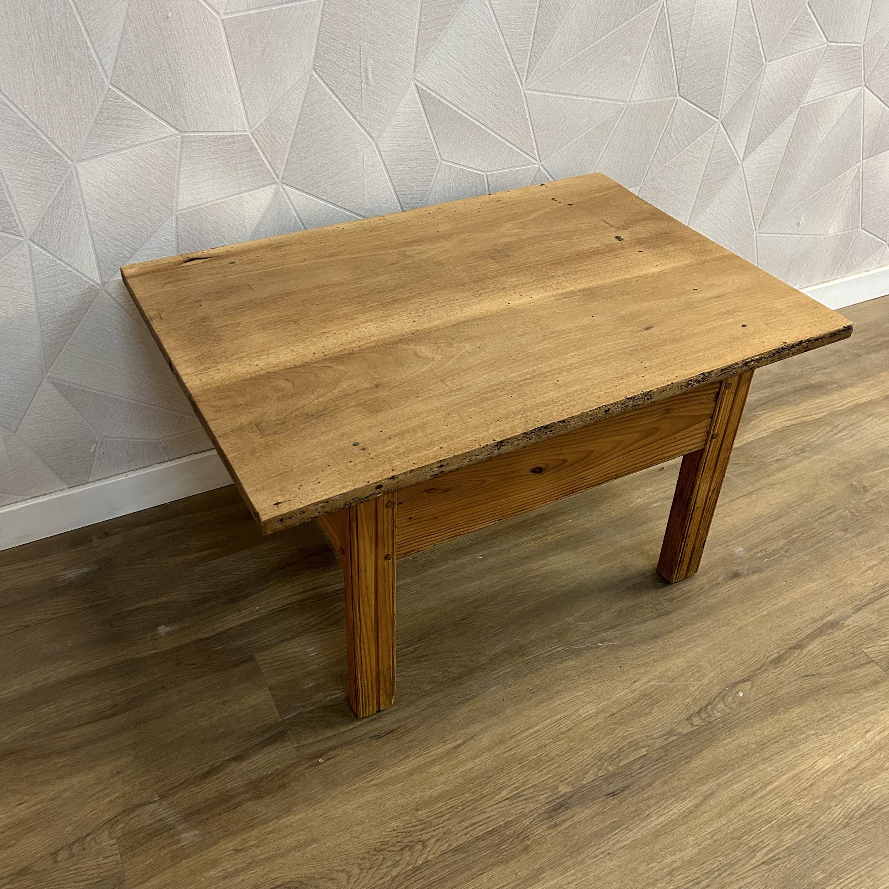 Solid pine coffee table