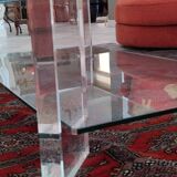 Plexiglass coffee table