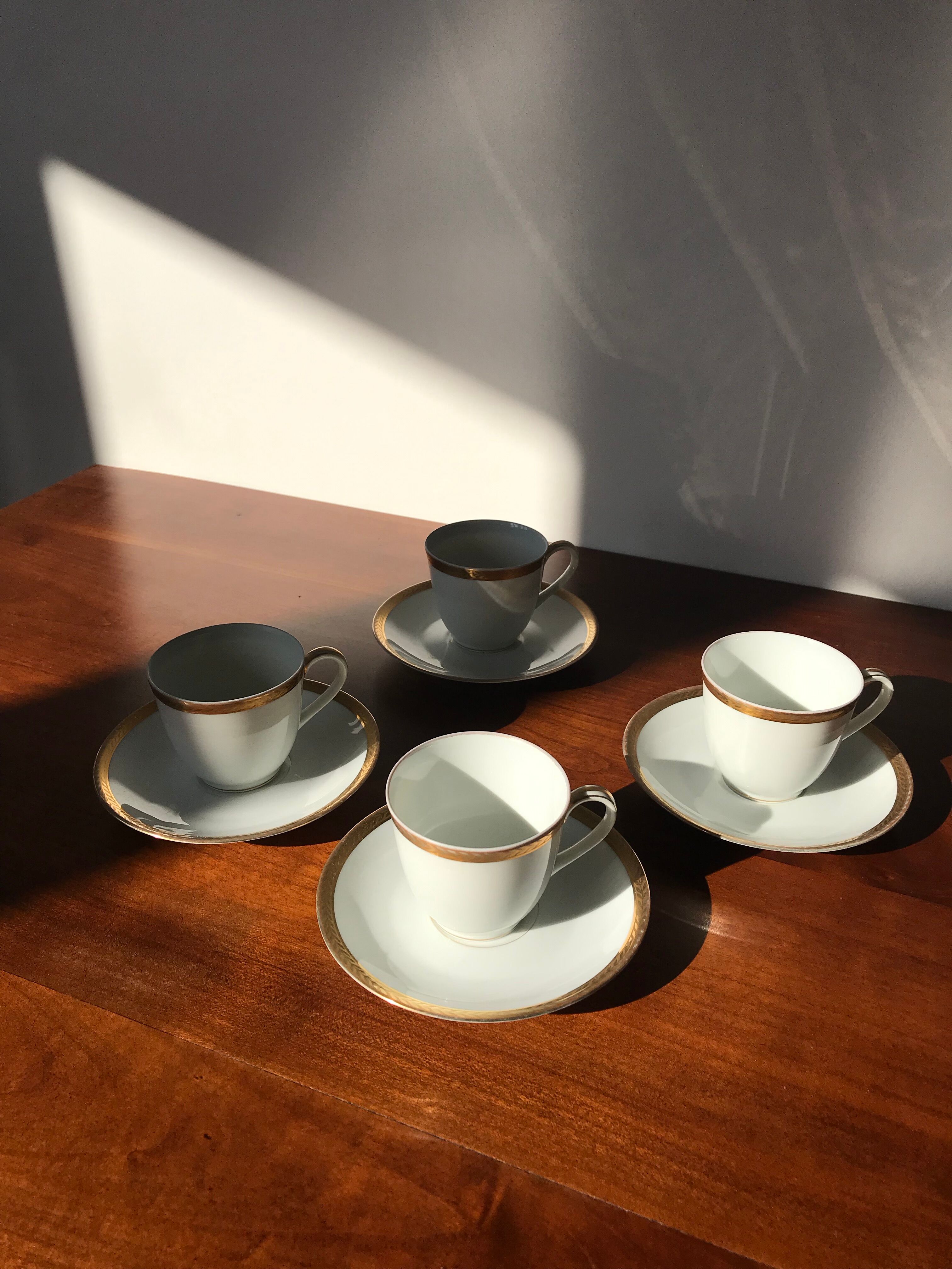 Bernardaud coffee cups and cups