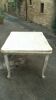 Table a rallonge peinte