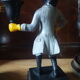 Cast iron servant monkey candle holder