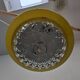 1970s Ludib Mid-Century Pendant Lamp in Yellow Metal, Brass and Glass
