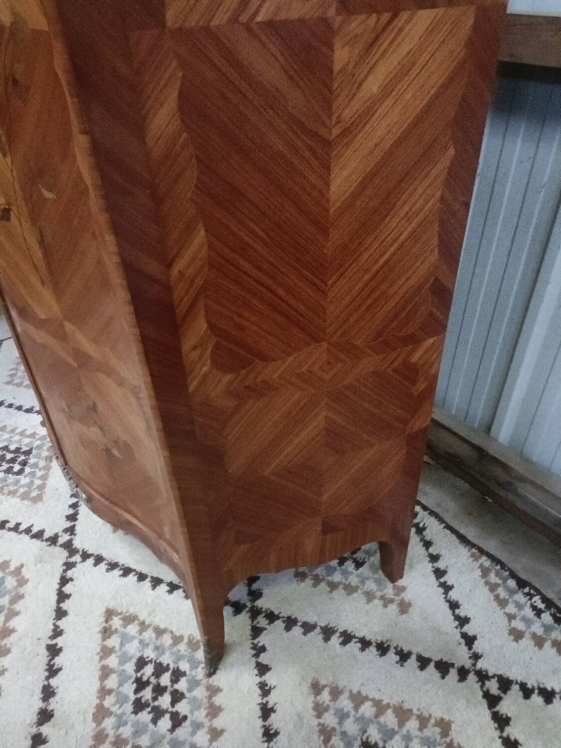 Rosewood inlaid cabinet