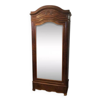 Wardrobe 1 rosewood door with large mirror