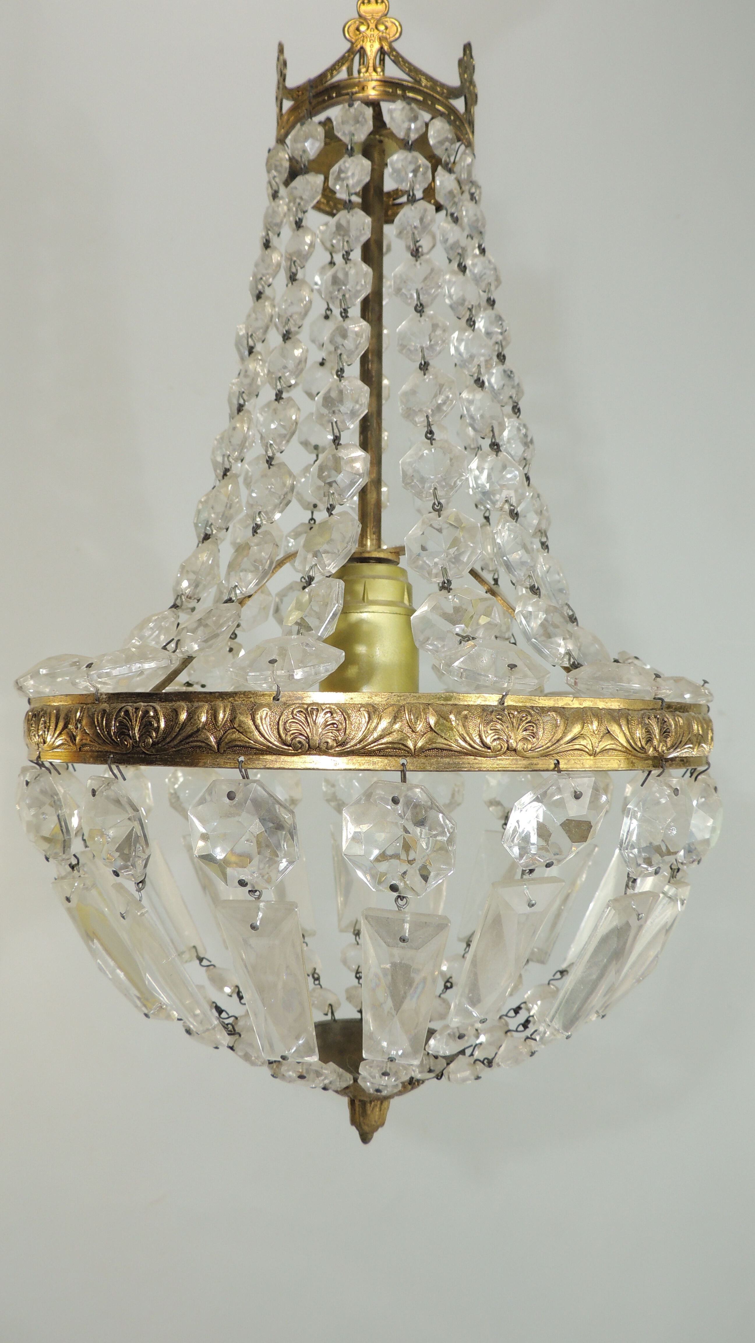 Old hot air balloon chandelier