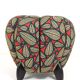 up to 3 Art Deco stools by Jindrich Halabala, leaf pattern, pouf, ottoman, 1930s