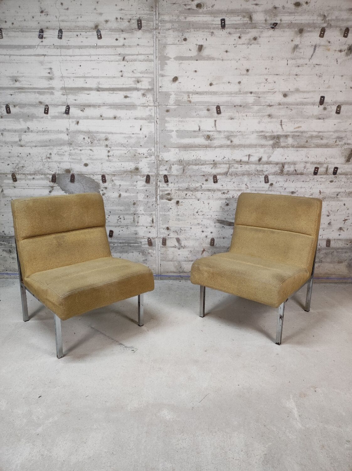 Pair of vintage armchairs