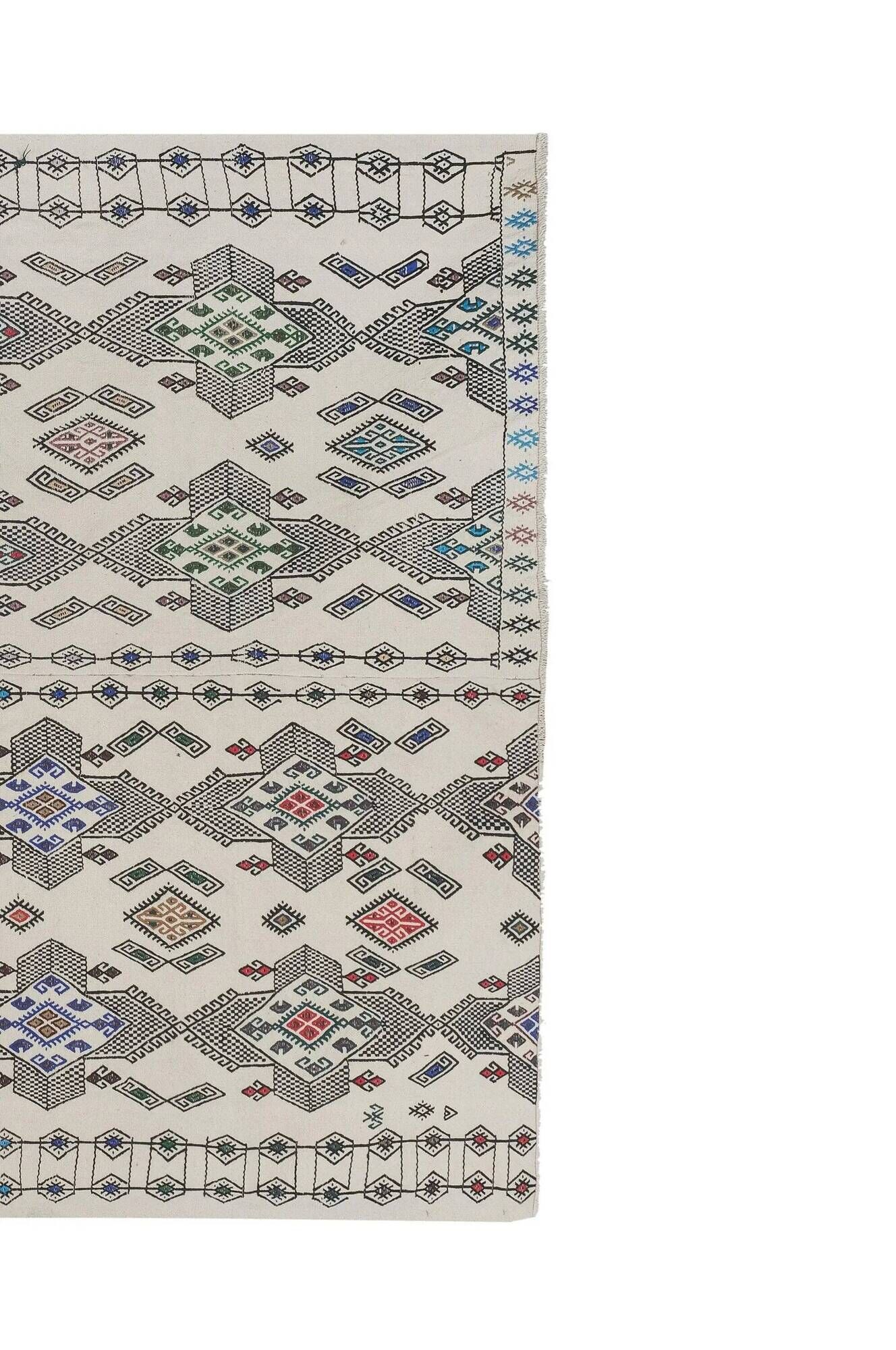 Vintage Turkish kilim, handwoven, 170x210 cm.