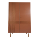 Vintage wardrobe in ash by Francisek Mezulanik, 1970s.