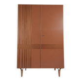 Vintage wardrobe in ash by Francisek Mezulanik, 1970s.