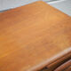 American wood desk, desk with drawers and folding extension, 50s
