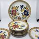 Vintage Italy 1970s decor plates and dishes set