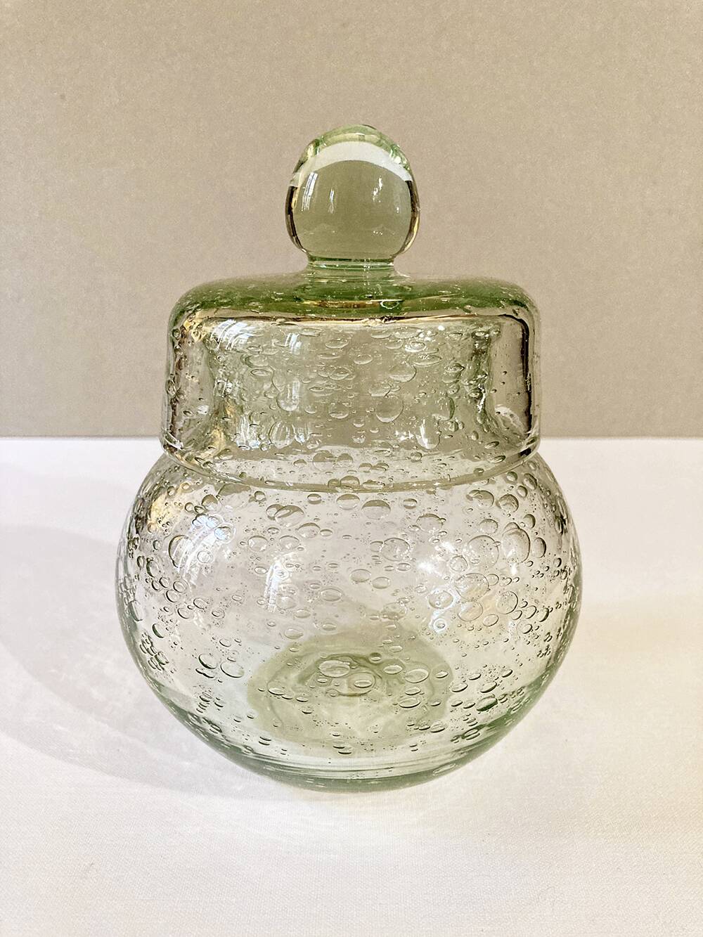 Bocal en verre bullé de Biot, ca. 1980