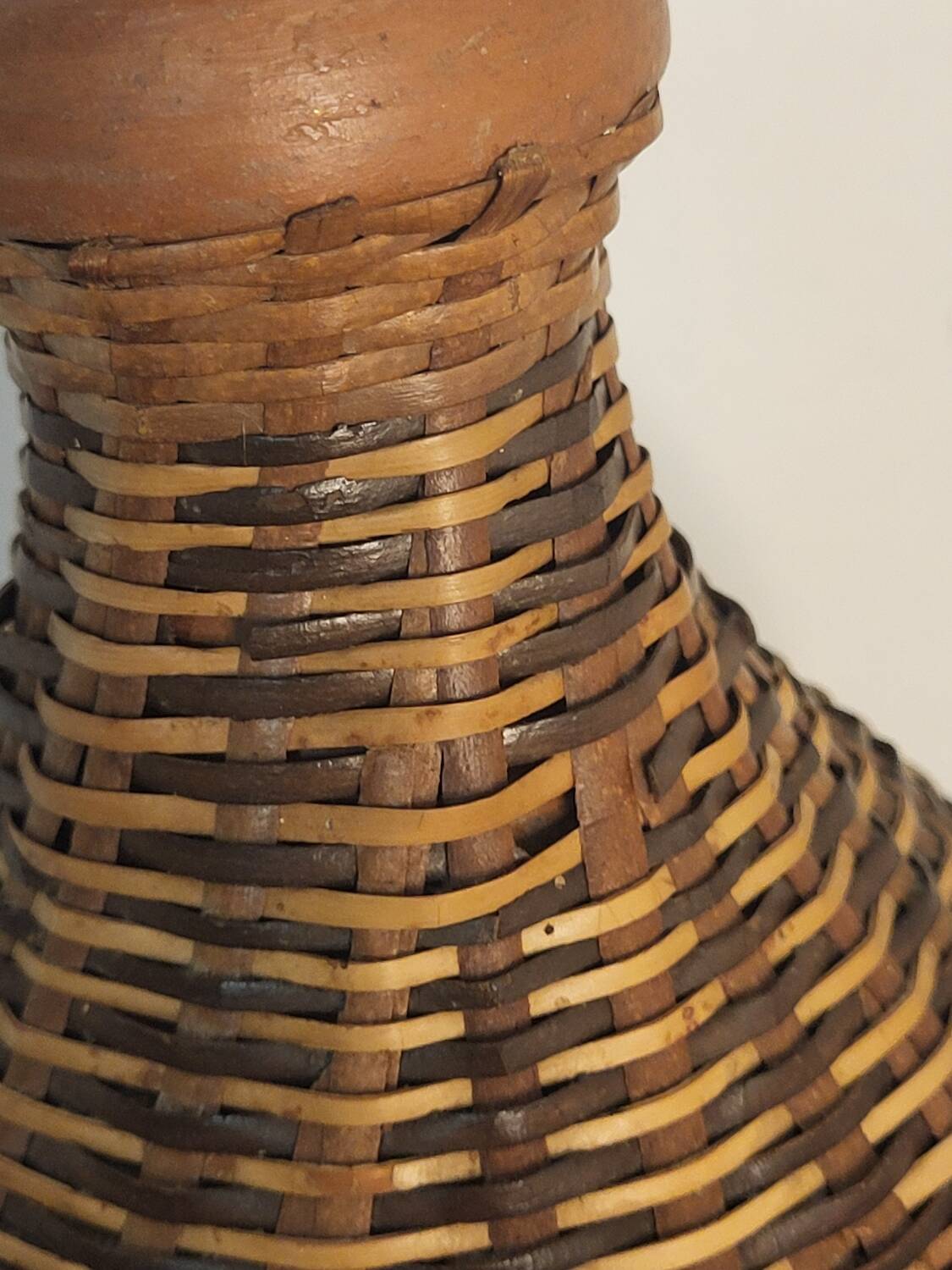 Rattan bottle