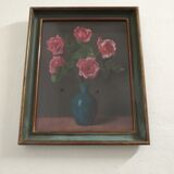 Painting "The bouquet of pastel roses" by S.Lamarche