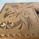 Antique hand carved  frame solid wood  19.5 cm x 13.5 cm