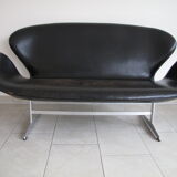 Vintage Model 3321 Swan Sofa by Arne Jacobsen for Fritz Hansen, 1960s
