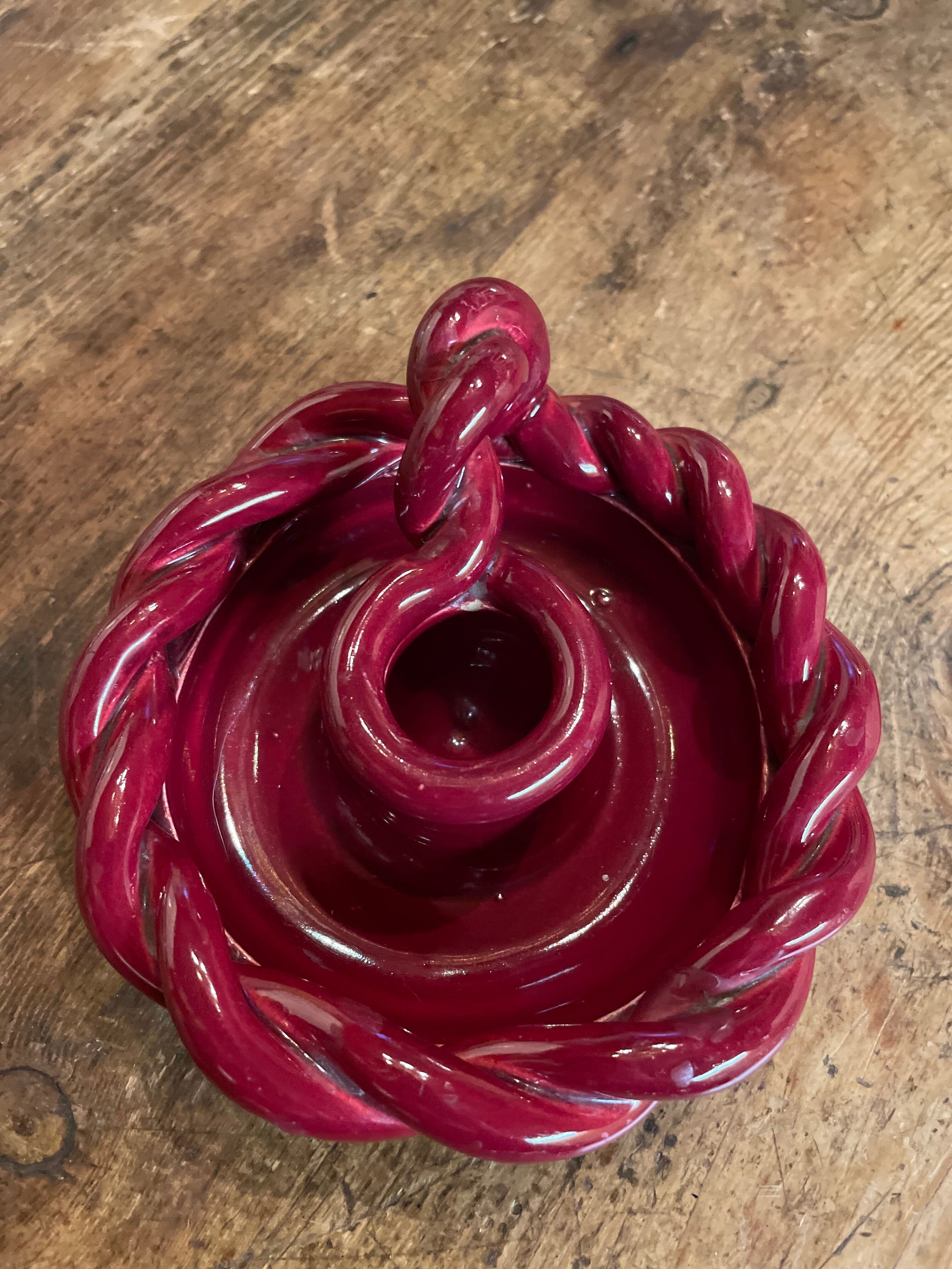 Ceramic candle holder 1950