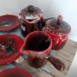 Tea, coffee, sugar, milk, chocolate service in Vallauris