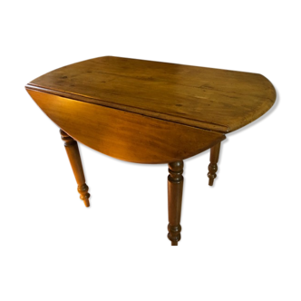 Louis Philippe round table with 2 folding panels