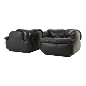 Fauteuils « Confidential » par Alberto Rosselli pour Saporiti Italia, 1970