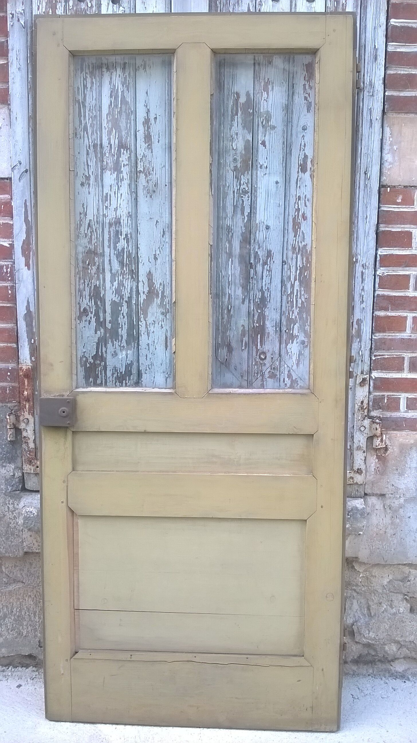 Old glazed interior door