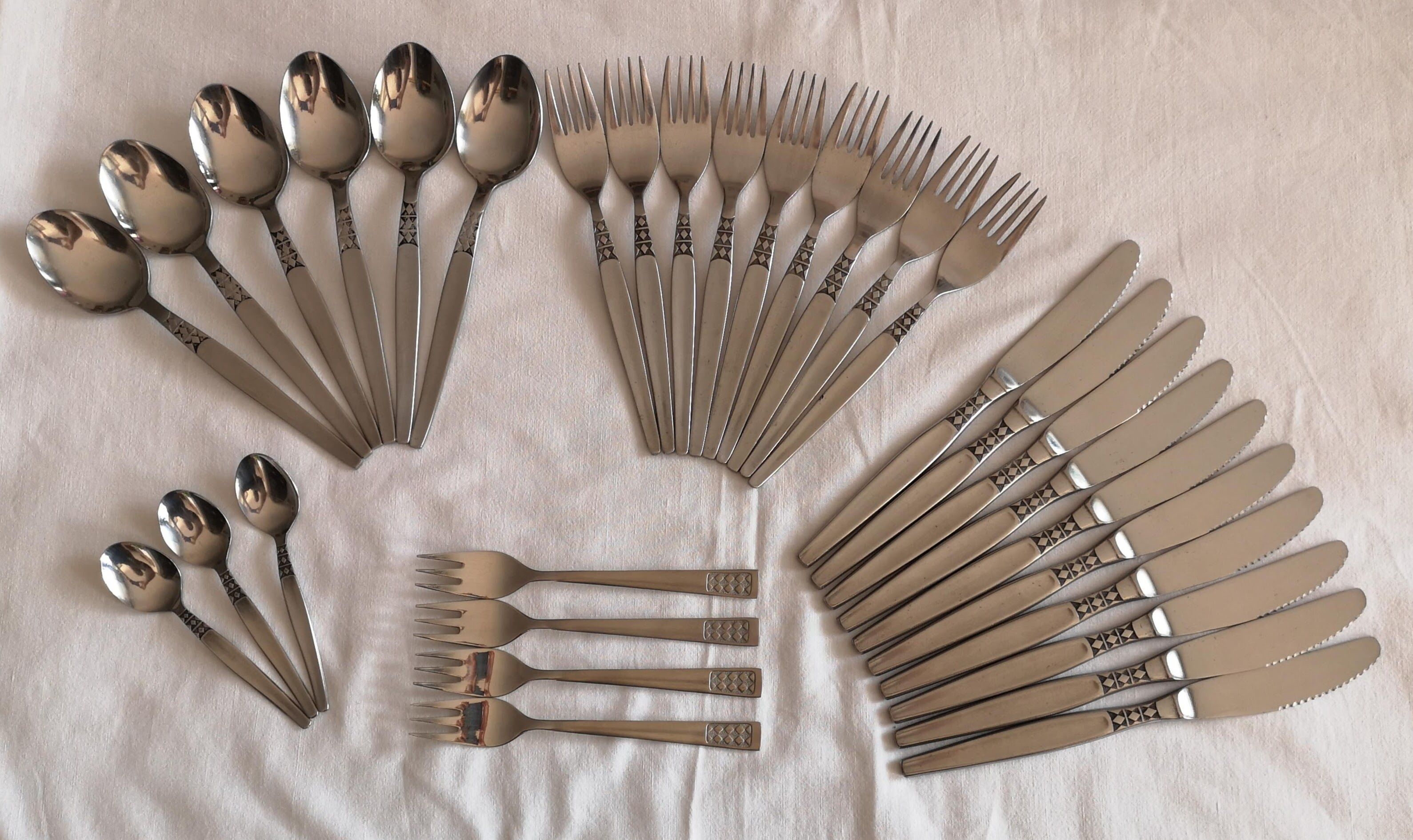 Lot cutlery stainless steel Amefa 70s