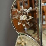 Miroir Vénitien en Verre de Murano, Italie – Début XXe