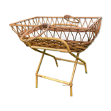 Rattan cradle