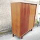 Scandinavian wardrobe 1960 with sliding doors - 160x185