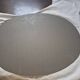 vintage oval mirror with bevelled edge
