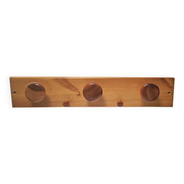 Portemanteau pin massif design années 80-90