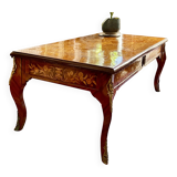 Table basse ancienne marqueterie