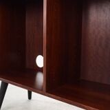 Mahogany bookcase, Danish design, 1970s, manufactured by Bramin