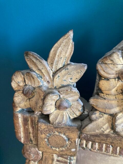 Old mirror gilded wood style L XVI