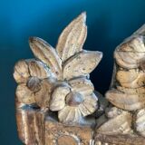 Old mirror gilded wood style L XVI