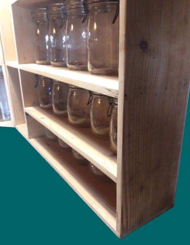 Spice shelves L1.6mxH79cm
