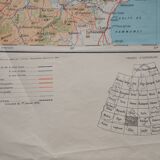 Map IGN vintage Naples-Tunis