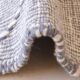 Gray Kilim Rug - 210 x 87 cm