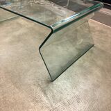 Glass coffee table