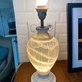Alabaster lamp foot