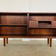 Vintage Danish mid-century retro rosewood bookcase 1960s