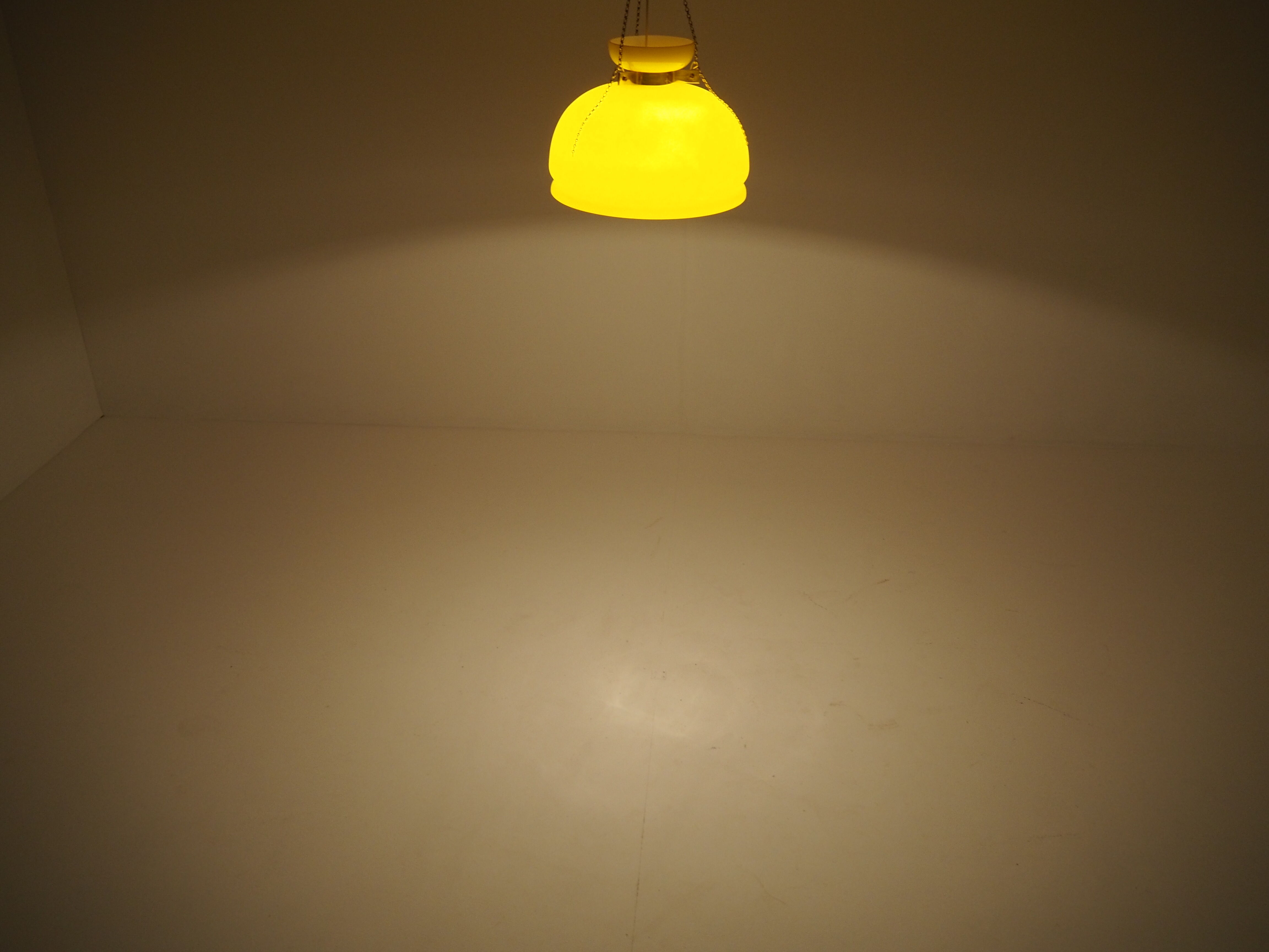 Midcentury glass chandelier, 1960