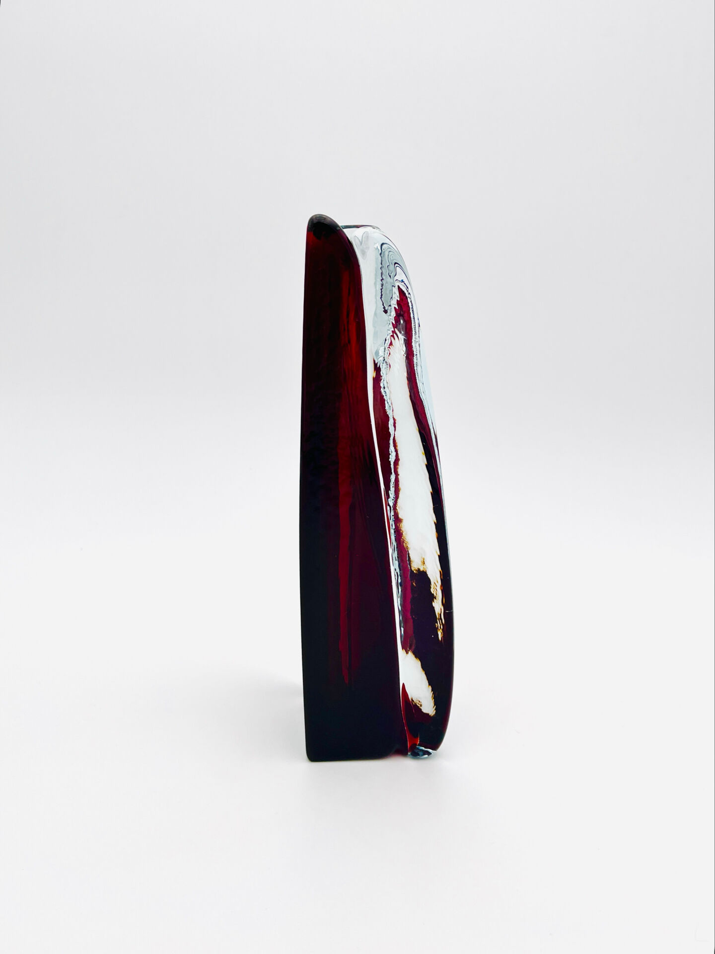 Vase Sculptural Sommerso - Václav Hanuš - Design Tchécoslovaque 60s