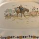 8 dessert plates and service dish Sarreguemines Les Enfants Richard